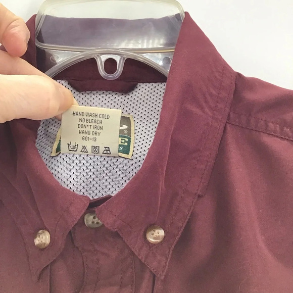 Drake Men’s Waterfowl Solid Wingshooter’s L/S Shirt Windsor Wine Size Small - Picture 7 of 7